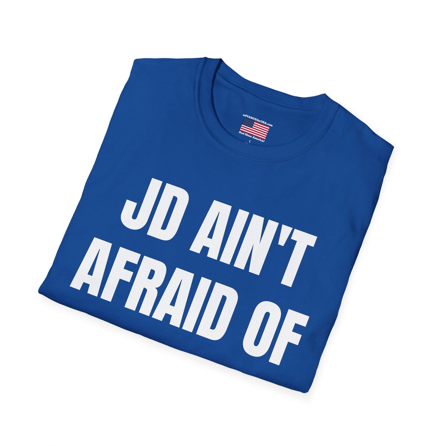 JD Ain't Afraid of No Ghosts T-Shirt — Vance 2028 Campaign Tee