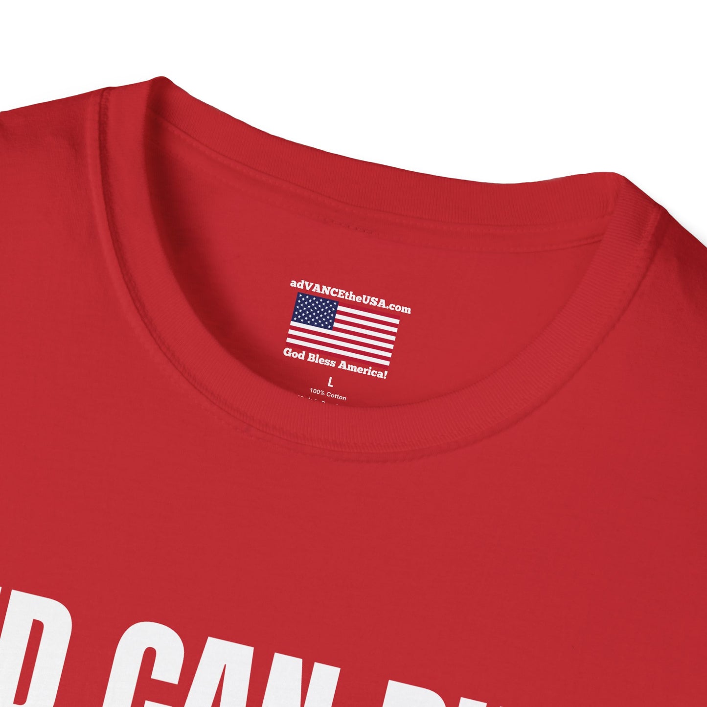 JD Can Put A Motorcycle Into Four Wheel Drive T-Shirt — Vance 2028 Novelty Political Tee