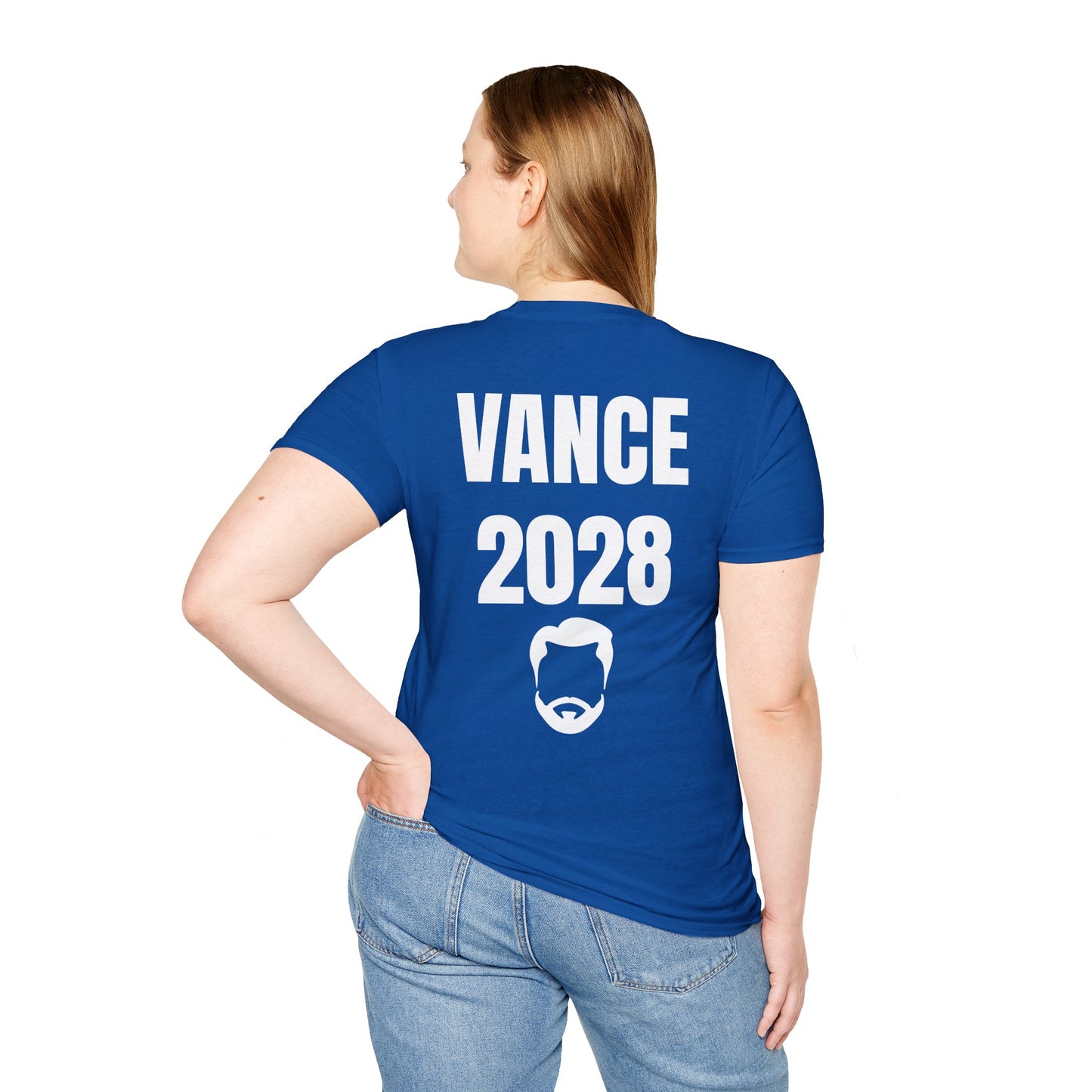 Vance 2028 Funny Political T‑Shirt — "Rabbits Carry a JD Foot for Good Luck" Graphic Tee