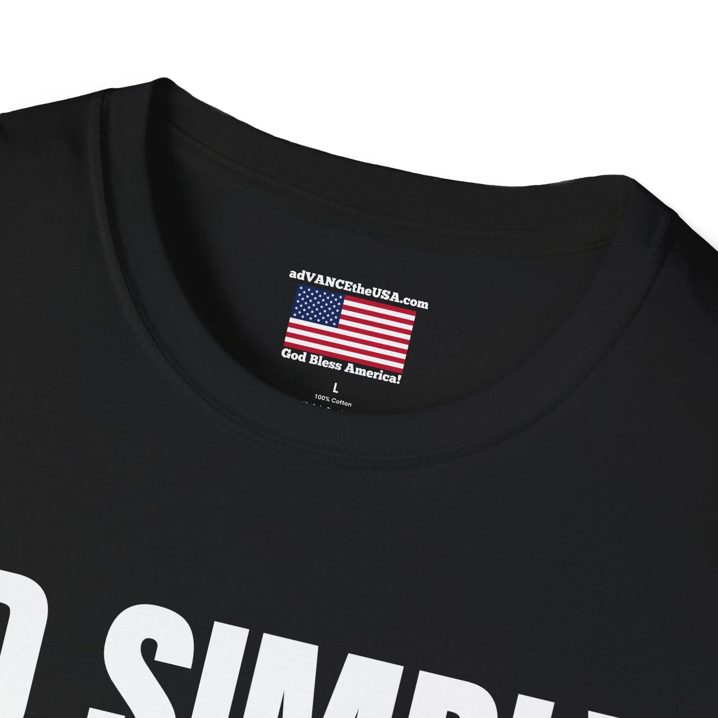 Political Slogan T-Shirt — "JD Simply Walked Into Mordor" / Vance 2028 Campaign Tee