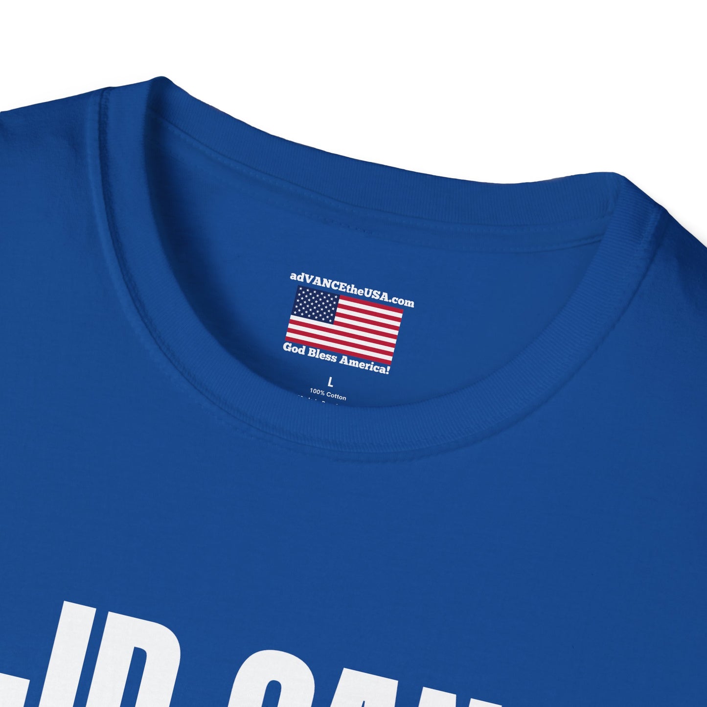 Political Tee — "JD Can Whistle Underwater" Front / Vance 2028 Back T-Shirt