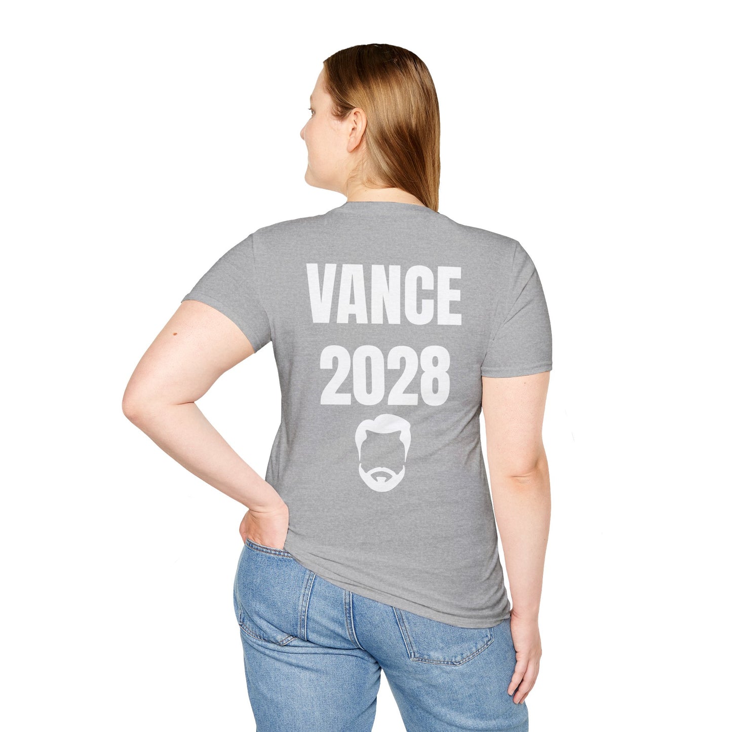 Vance 2028 Funny Political T‑Shirt — "Rabbits Carry a JD Foot for Good Luck" Graphic Tee