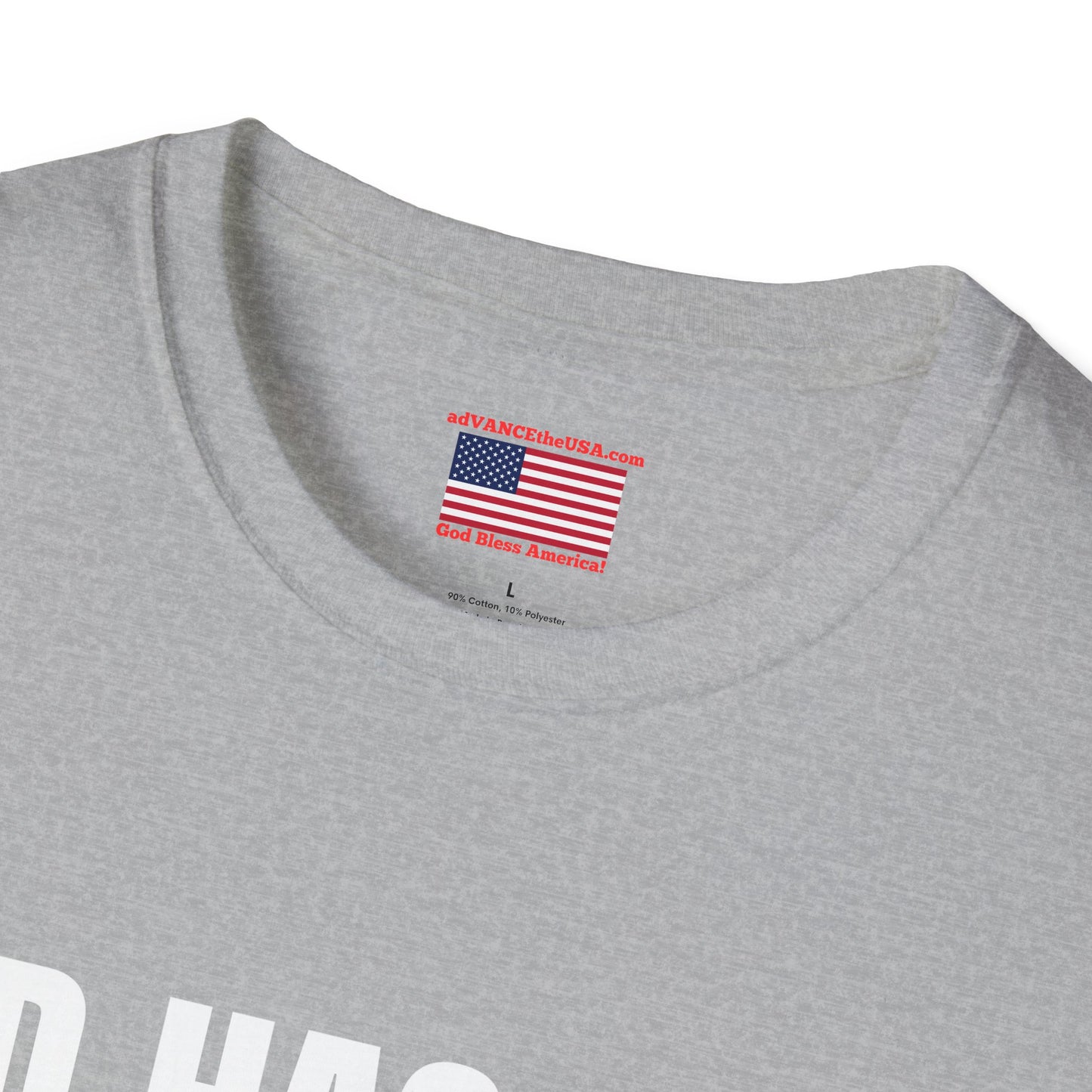 Word Salad Funny T-Shirt — “JD Has One Food Allergy: Word Salad” (Vance 2028 Back)