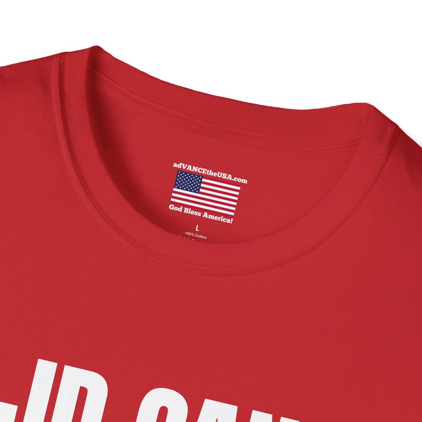 Political Tee — "JD Can Whistle Underwater" Front / Vance 2028 Back T-Shirt