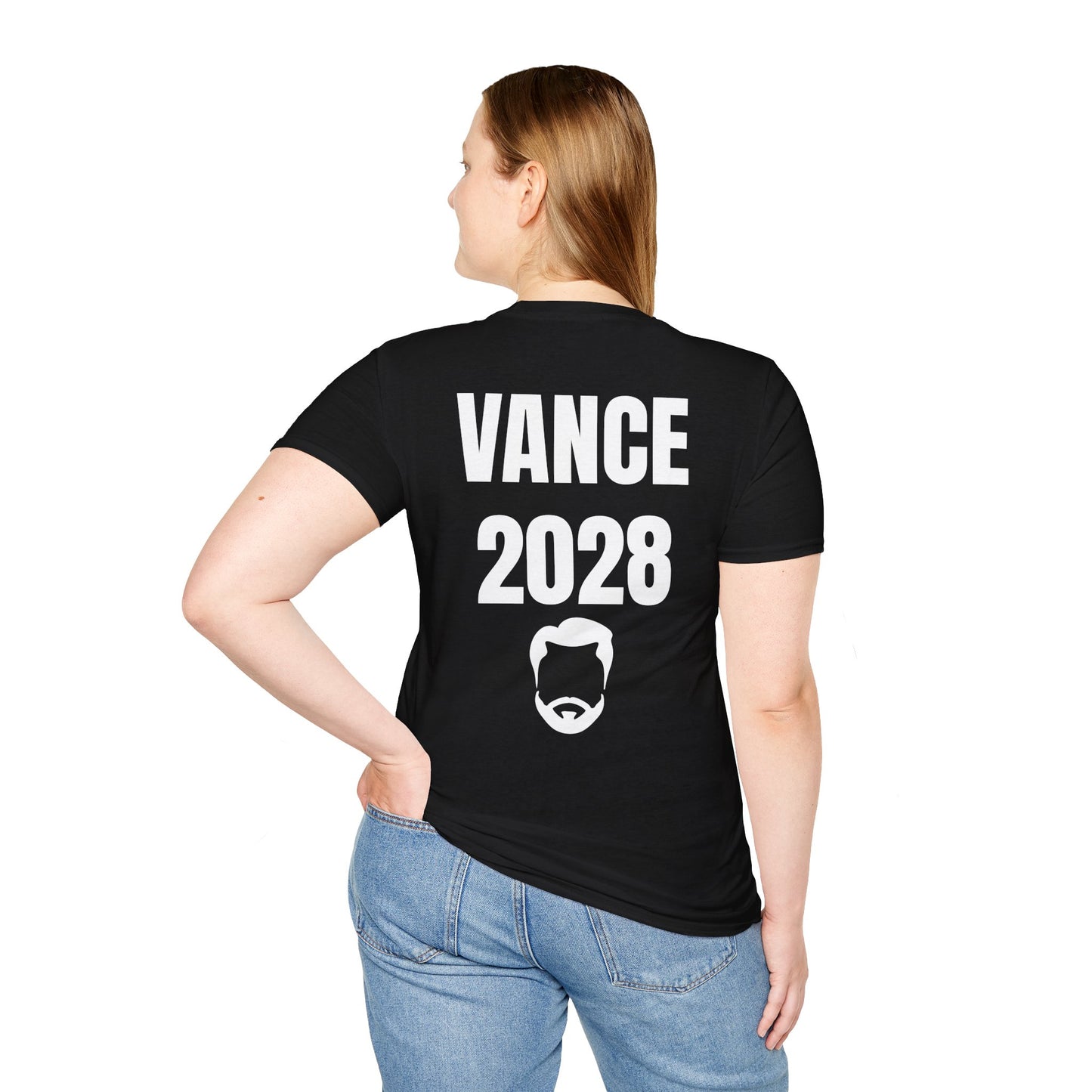 Vance 2028 Funny Political T‑Shirt — "Rabbits Carry a JD Foot for Good Luck" Graphic Tee