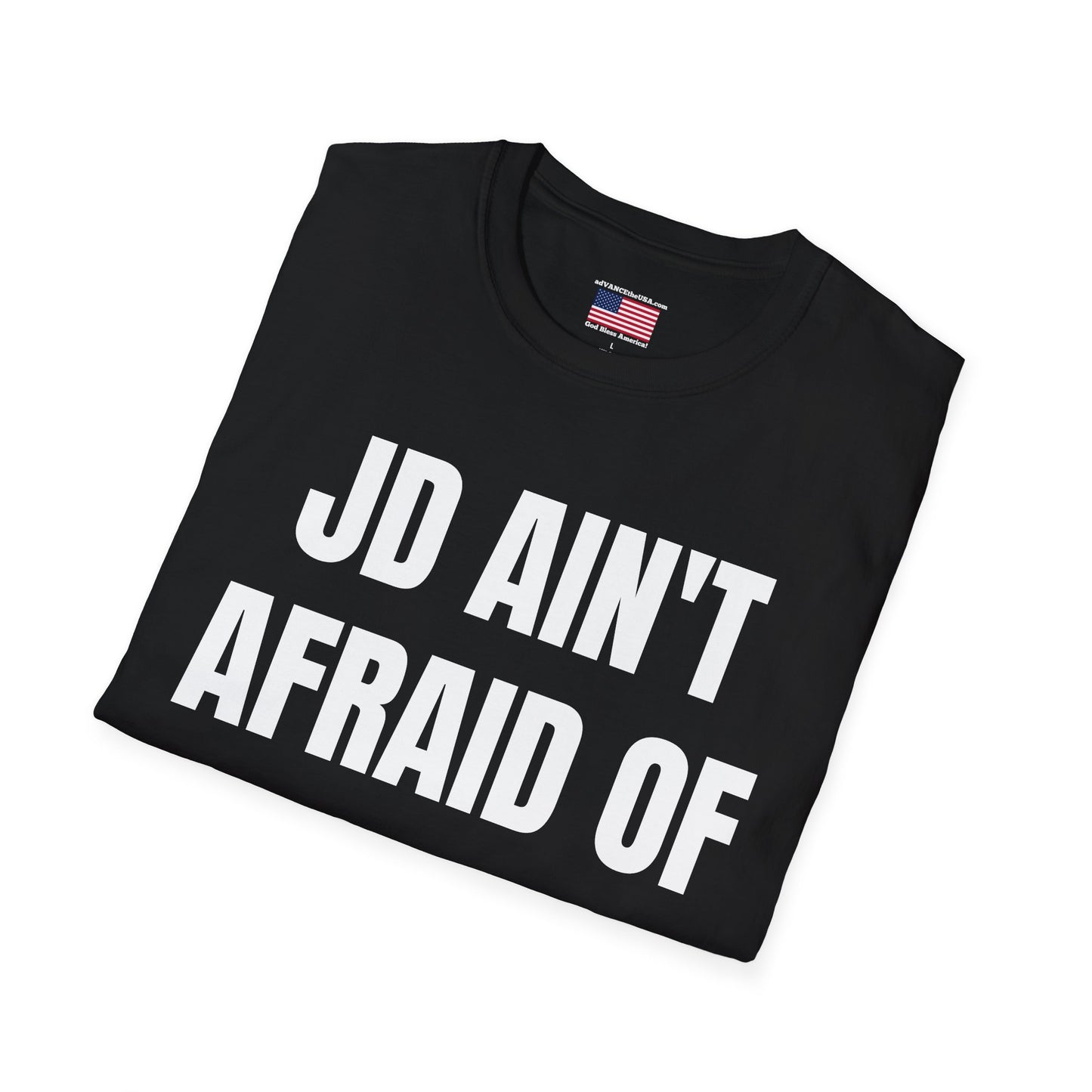 JD Ain't Afraid of No Ghosts T-Shirt — Vance 2028 Campaign Tee