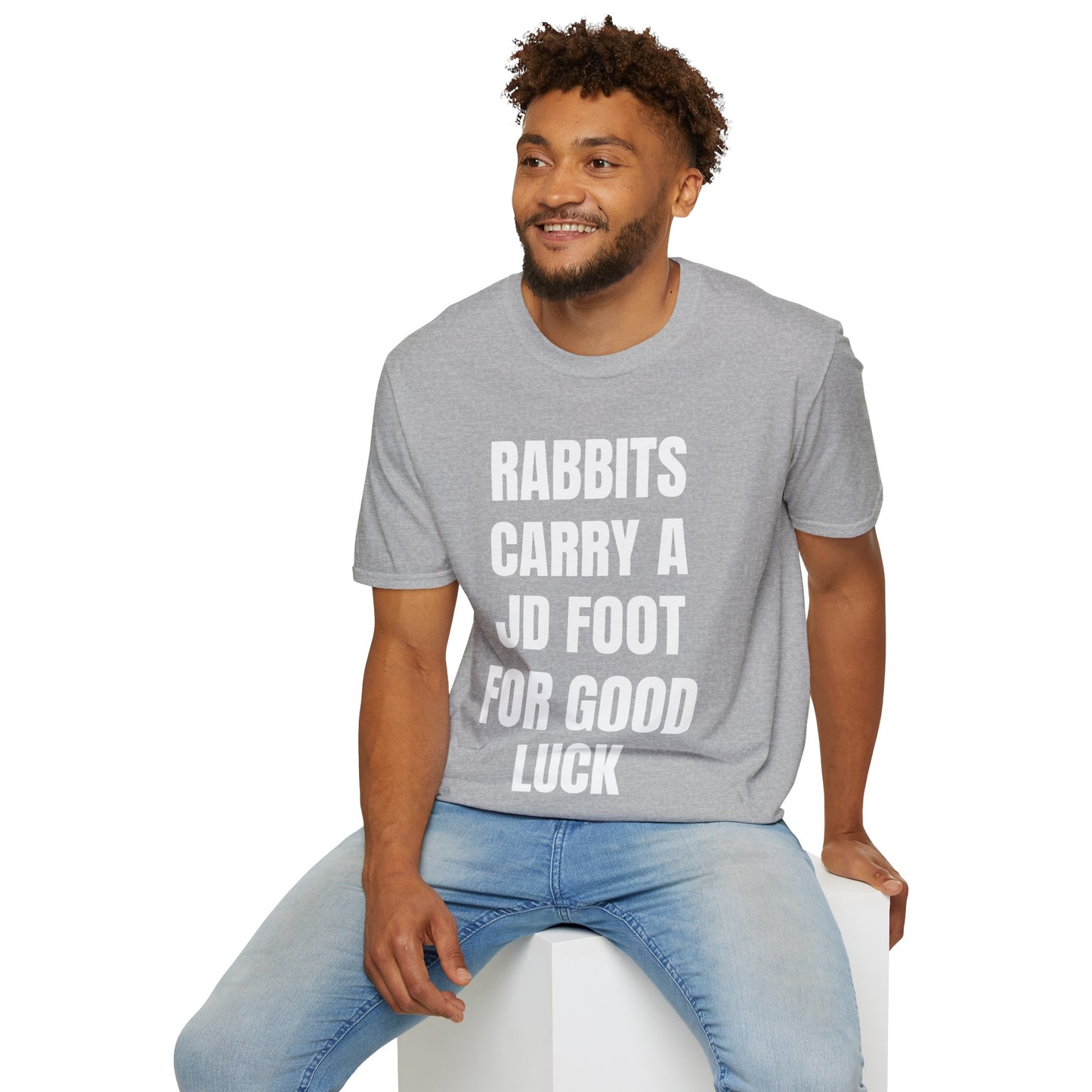 Vance 2028 Funny Political T‑Shirt — "Rabbits Carry a JD Foot for Good Luck" Graphic Tee