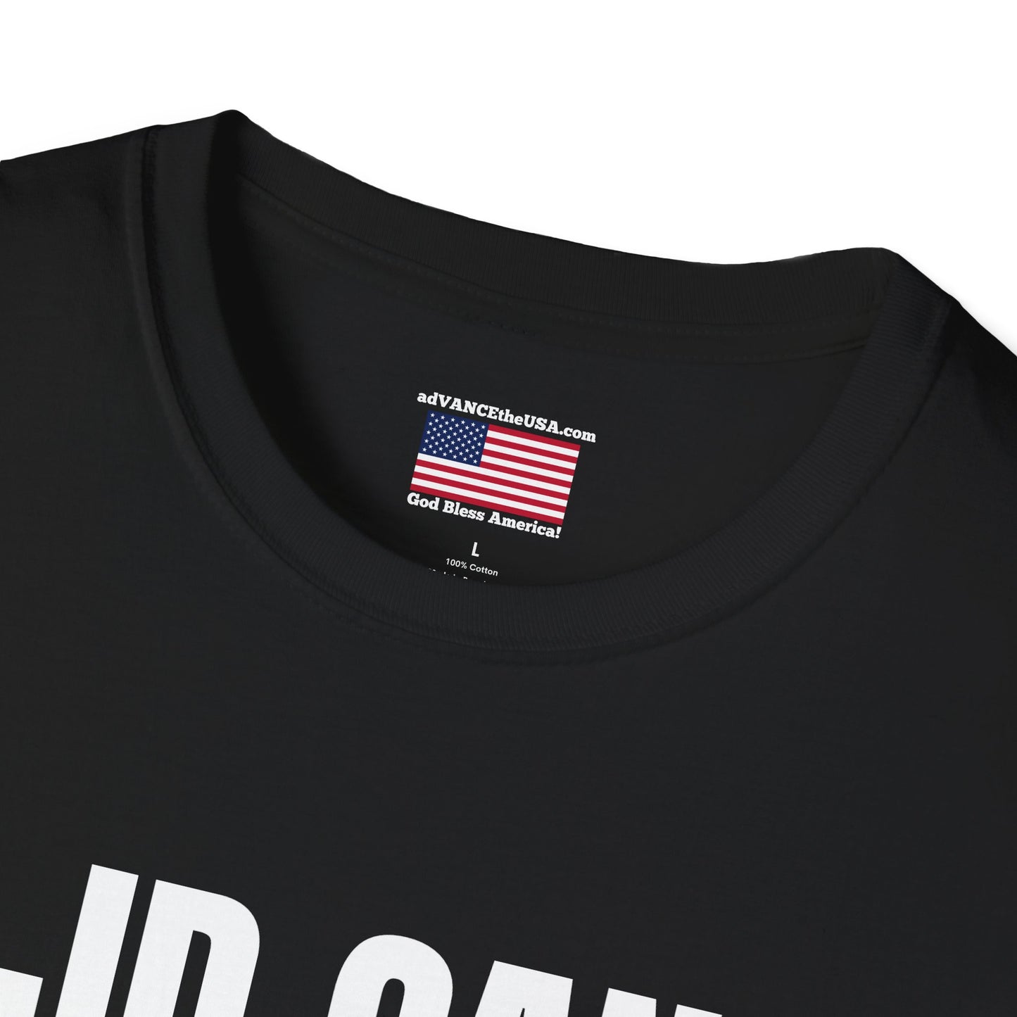 Political Tee — "JD Can Whistle Underwater" Front / Vance 2028 Back T-Shirt