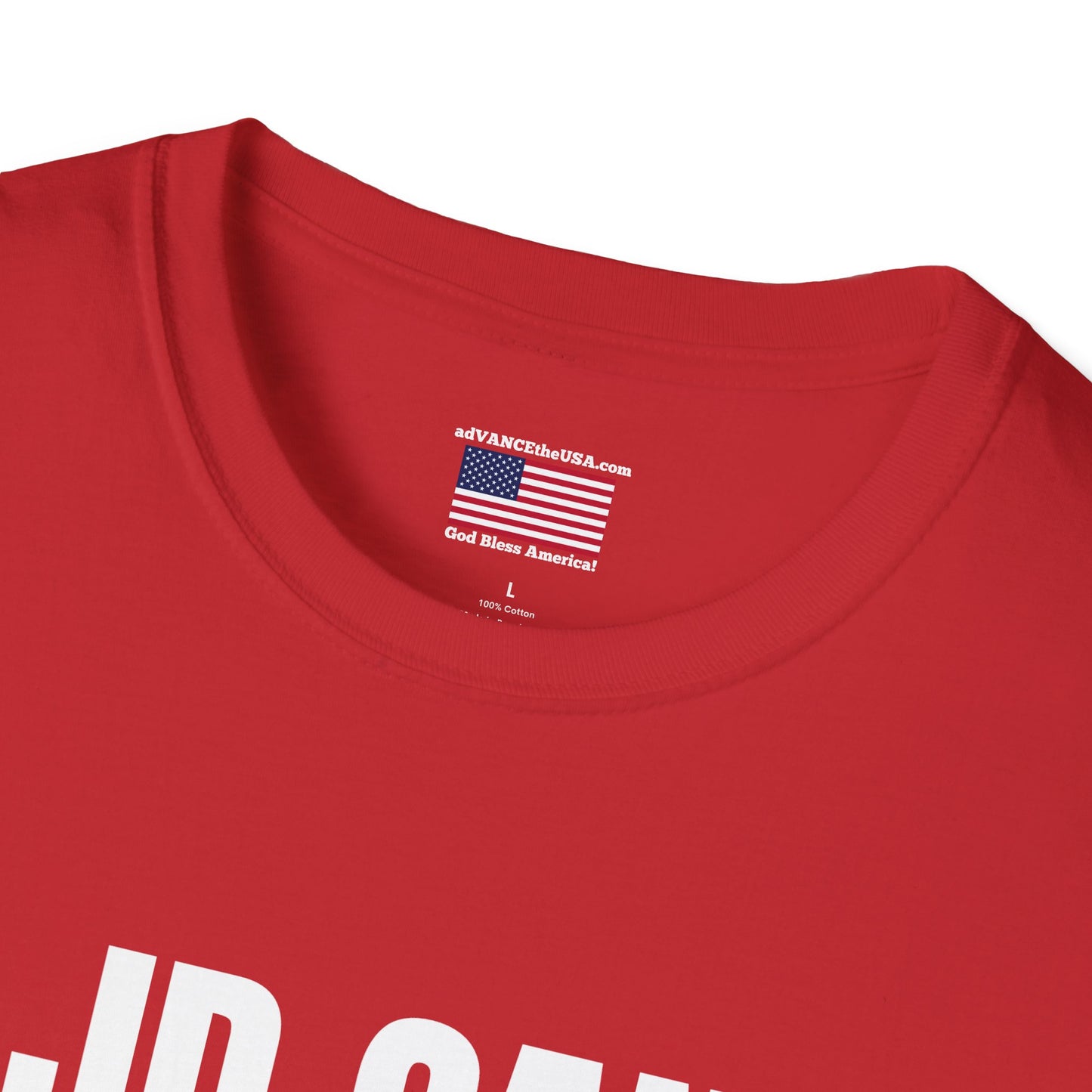 T-Shirt — "JD Can Unscramble Eggs" Vance 2028 Novelty Political Shirt