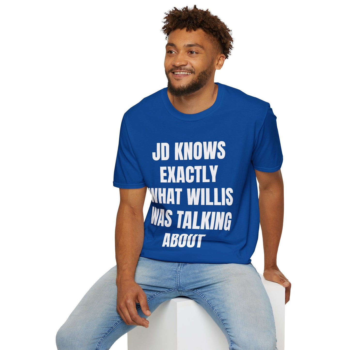 Vance 2028 T-Shirt — 'JD Knows Exactly What Willis Was Talking About' Political Campaign Tee