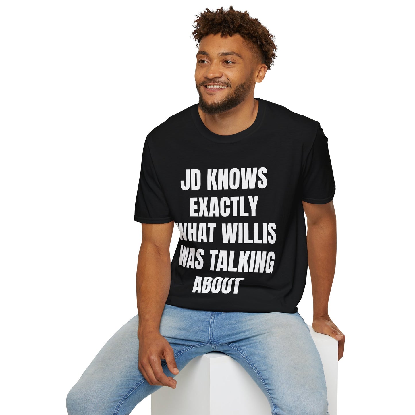 Vance 2028 T-Shirt — 'JD Knows Exactly What Willis Was Talking About' Political Campaign Tee