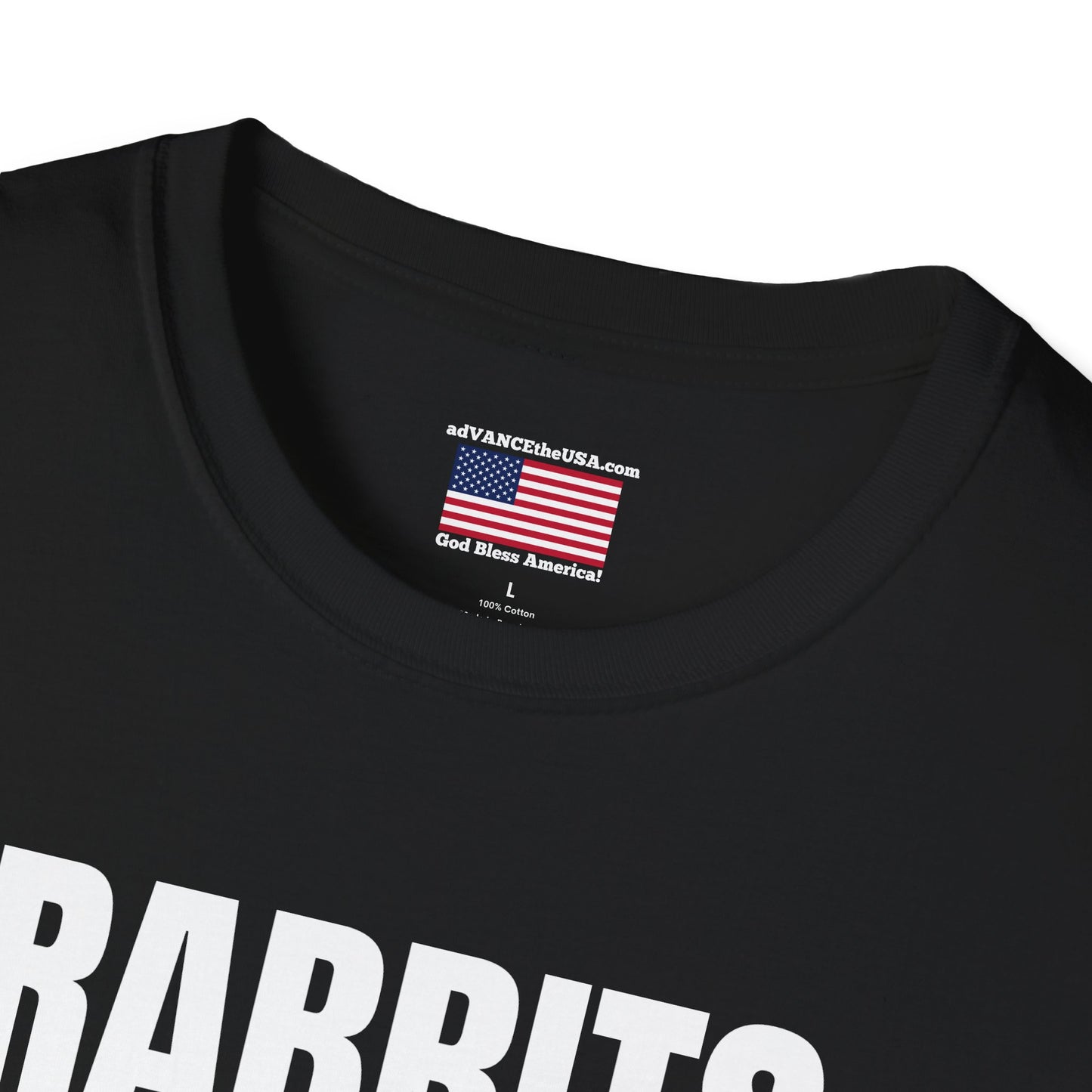 Vance 2028 Funny Political T‑Shirt — "Rabbits Carry a JD Foot for Good Luck" Graphic Tee