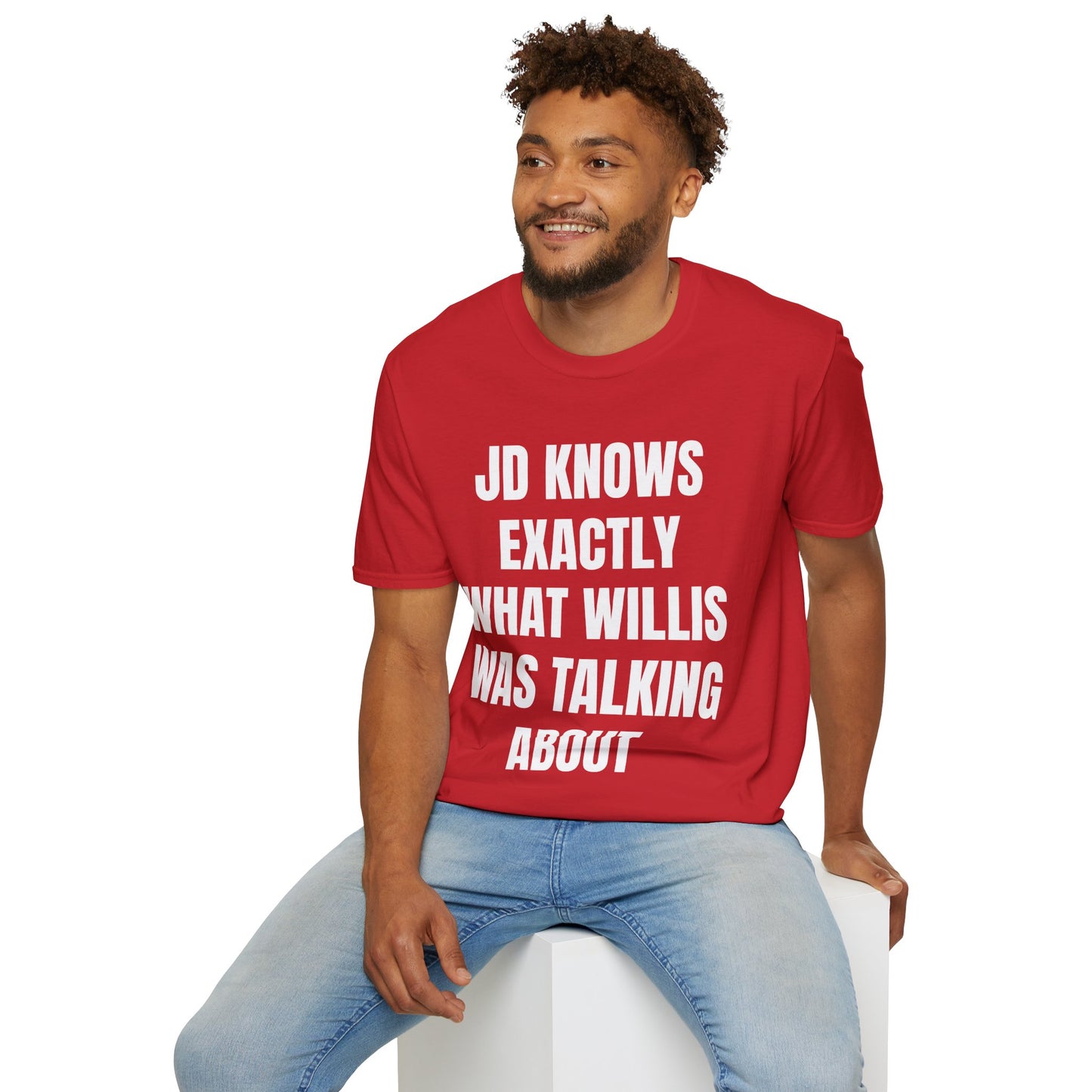 Vance 2028 T-Shirt — 'JD Knows Exactly What Willis Was Talking About' Political Campaign Tee