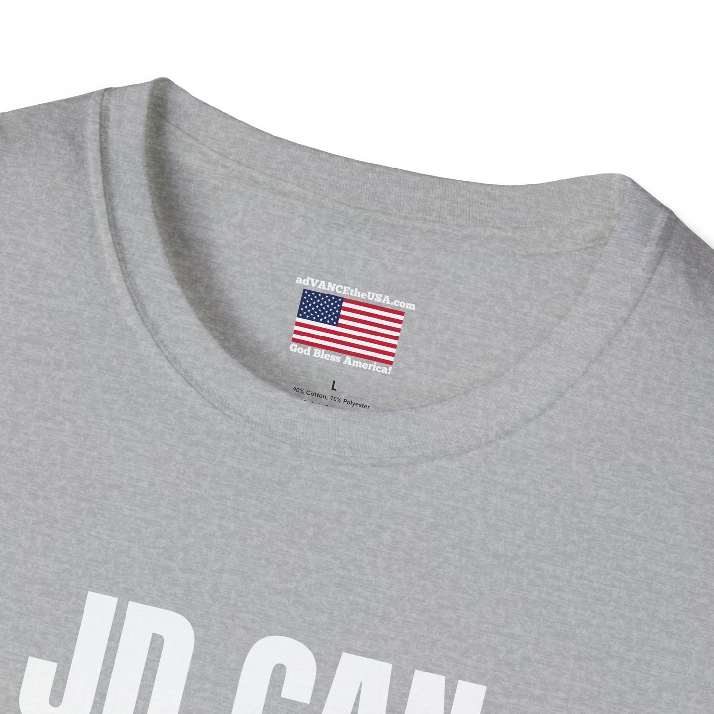Vance 2028 T-Shirt — "JD Can Navigate the Bermuda Triangle" Novelty Political Tee